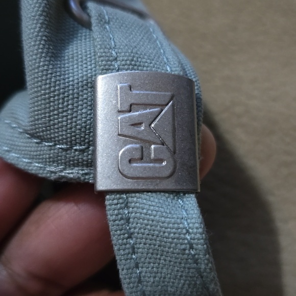 Caterpillar Trademark Baseball Cap Iceberg Green OS NWT - Picture 9 of 10